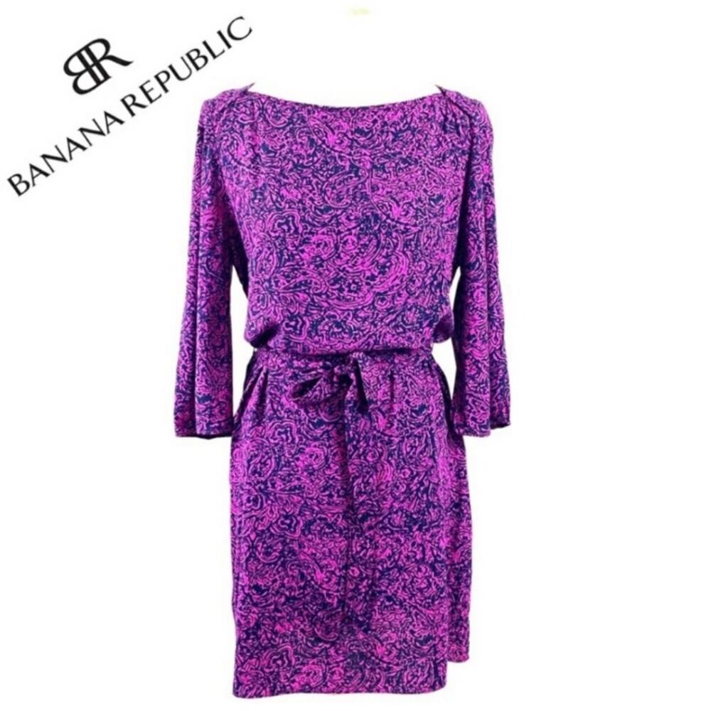 Banana Republic Shift Dress With Belt